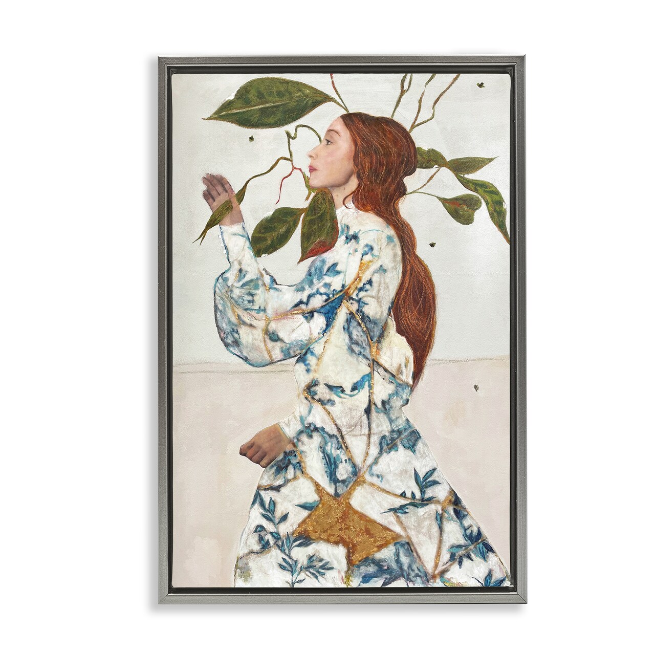 Stupell Industries Le Voyage Fantastique Portrait Floating Frame, design by Karenina Fabrizzi